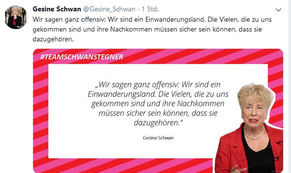 Gesine Schwan Twitter