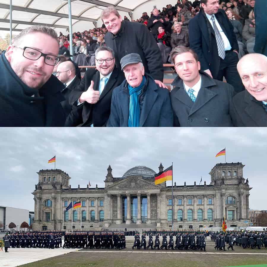 Feierliches Gelöbnis vor dem Bundestag