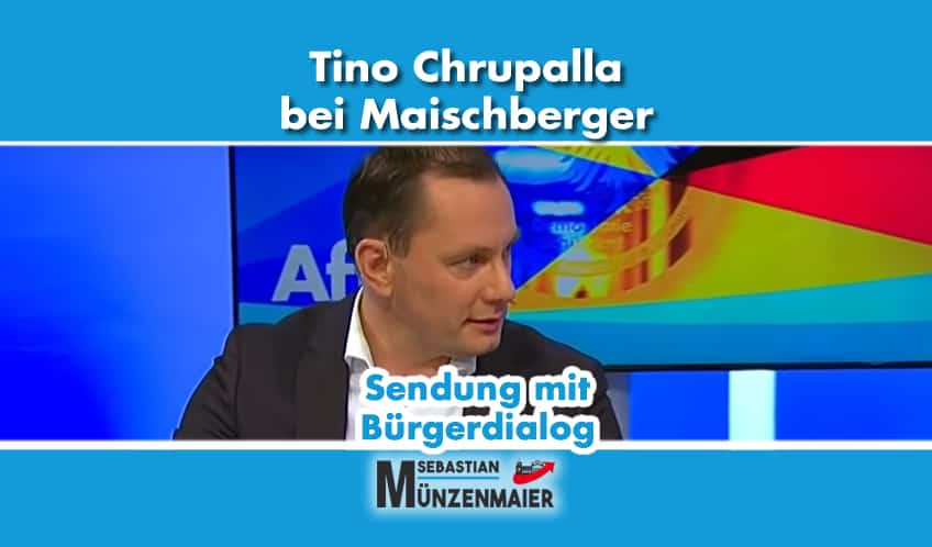 Tino Chrupalla bei Maischberger mit Bürgerfragen