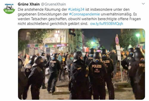 Grüne Xhain - Twitter