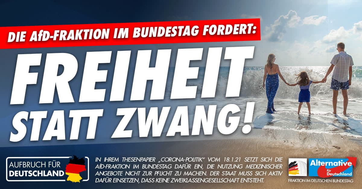 Aufbruch für Deutschland - Freiheit statt Zwang