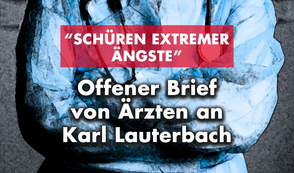 „Schüren extremer Ängste”: Offener Ärzte-Brief an Lauterbach