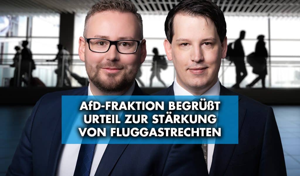 AfD-Fraktion begrüßt Urteil des OLG Frankfurt zur Stärkung von Fluggastrechten